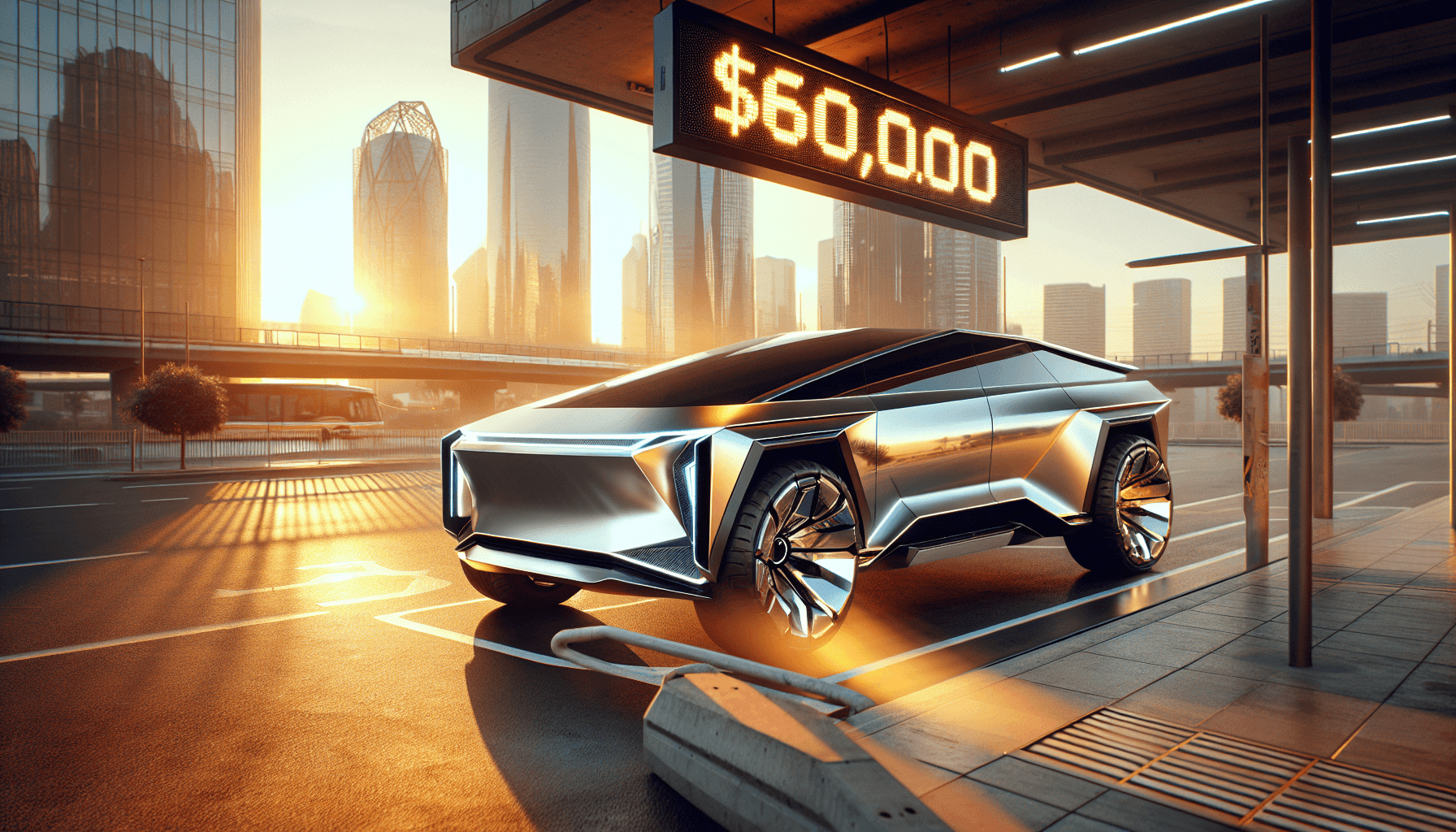 Tesla Cybertruck with $60,000 price tag