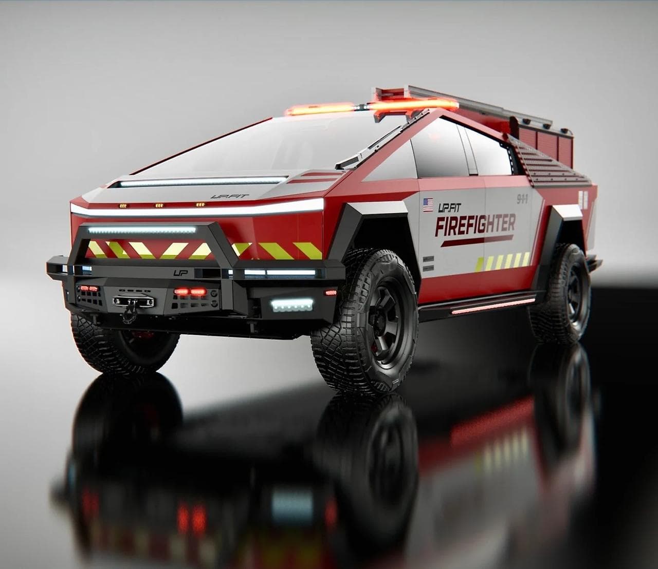 Florida Fire Department Deploys First Cybertruck Brush Truck in America | Taha Abbasi