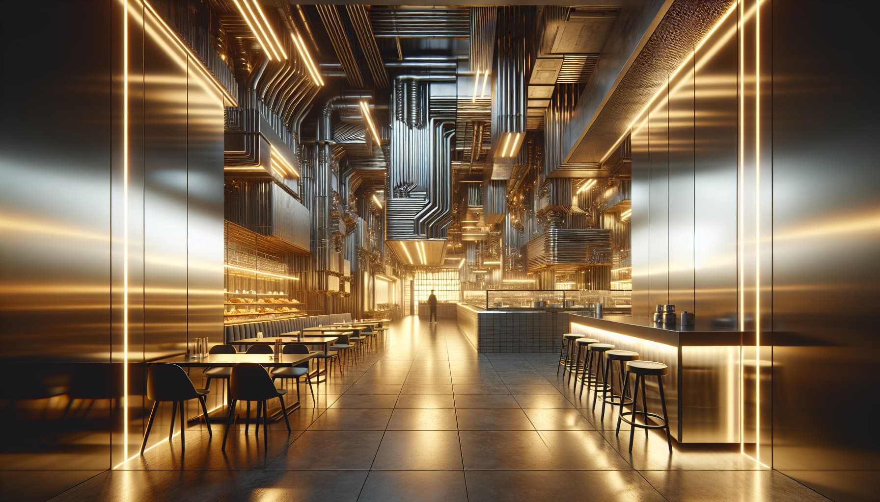 Taha Abbasi covers Tesla Hollywood diner built from recycled Cybertruck stainless steel